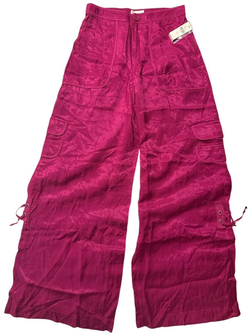 Anthropologie- Women’s Palazzo Utility Pants in  pink